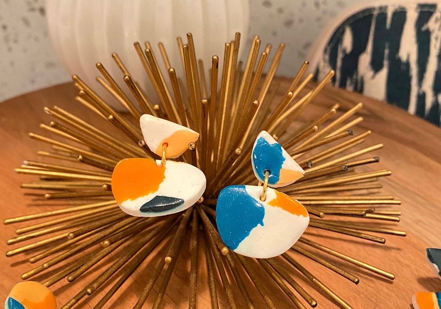 Bahama Mama Solid Oval Drop Earrings